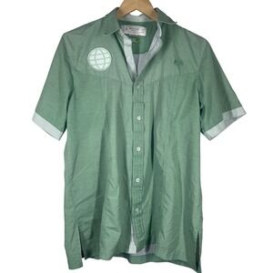Epcot Cast Member New Style Worldwide Services Green Recycled Shirt XXS